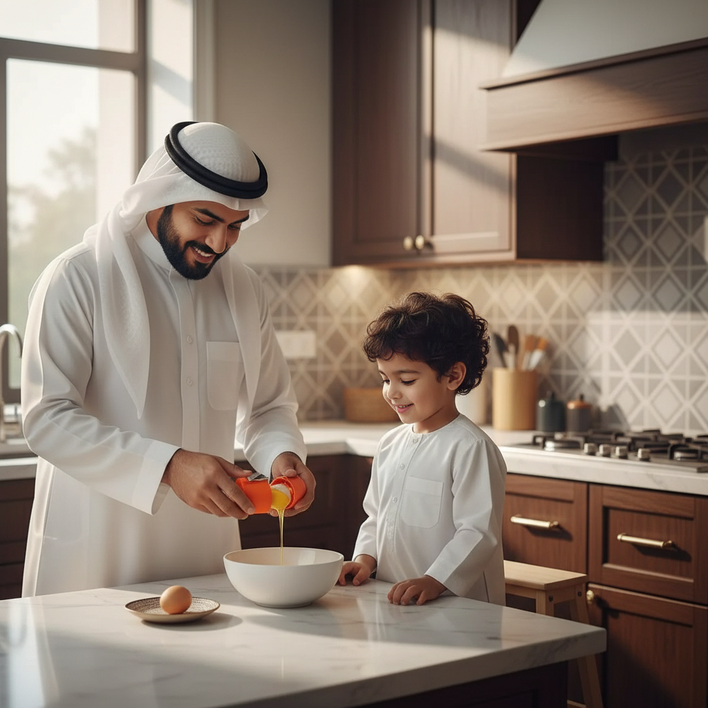 أداة تقسيم وقشر بيض يدوية 3-في-1 – لكسر البيض، فصل الصفار، وتصفية القشر بسهولة