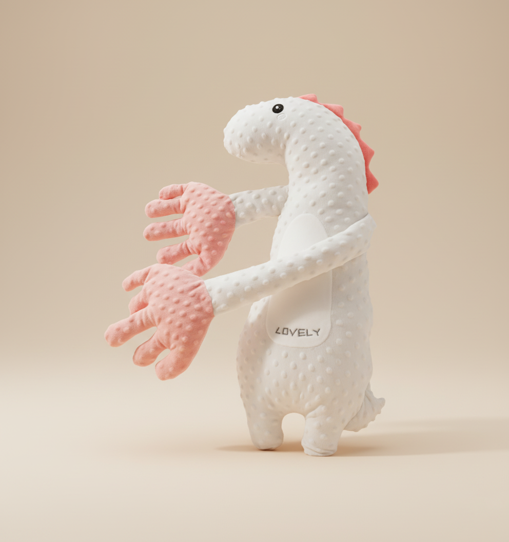 لعبة مهدّئ نوم للأطفال – دمية كهربائية بوسادة تربيت، سرعة قابلة للتعديل وتحكم عن بُعد