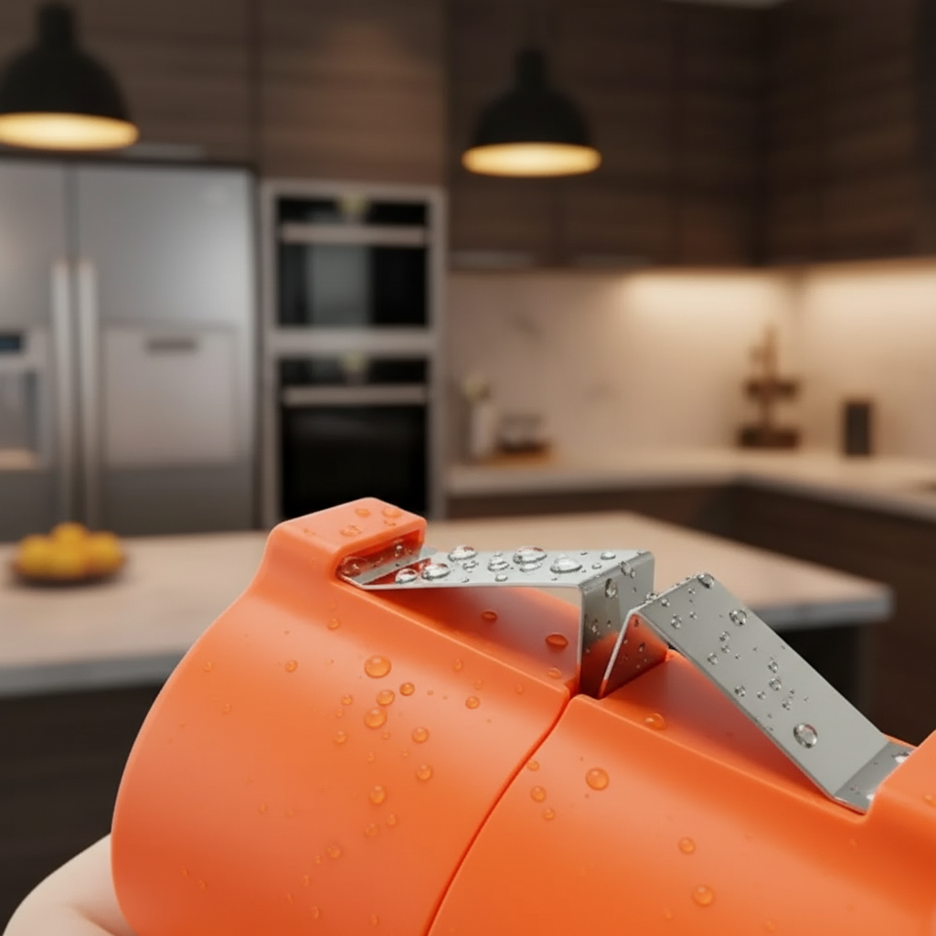 أداة تقسيم وقشر بيض يدوية 3-في-1 – لكسر البيض، فصل الصفار، وتصفية القشر بسهولة