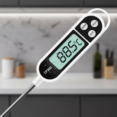 مقياس حرارة الطعام الرقمي TP300 – مسبار للمطبخ، الماء، الزيت، الشوي، الـBBQ