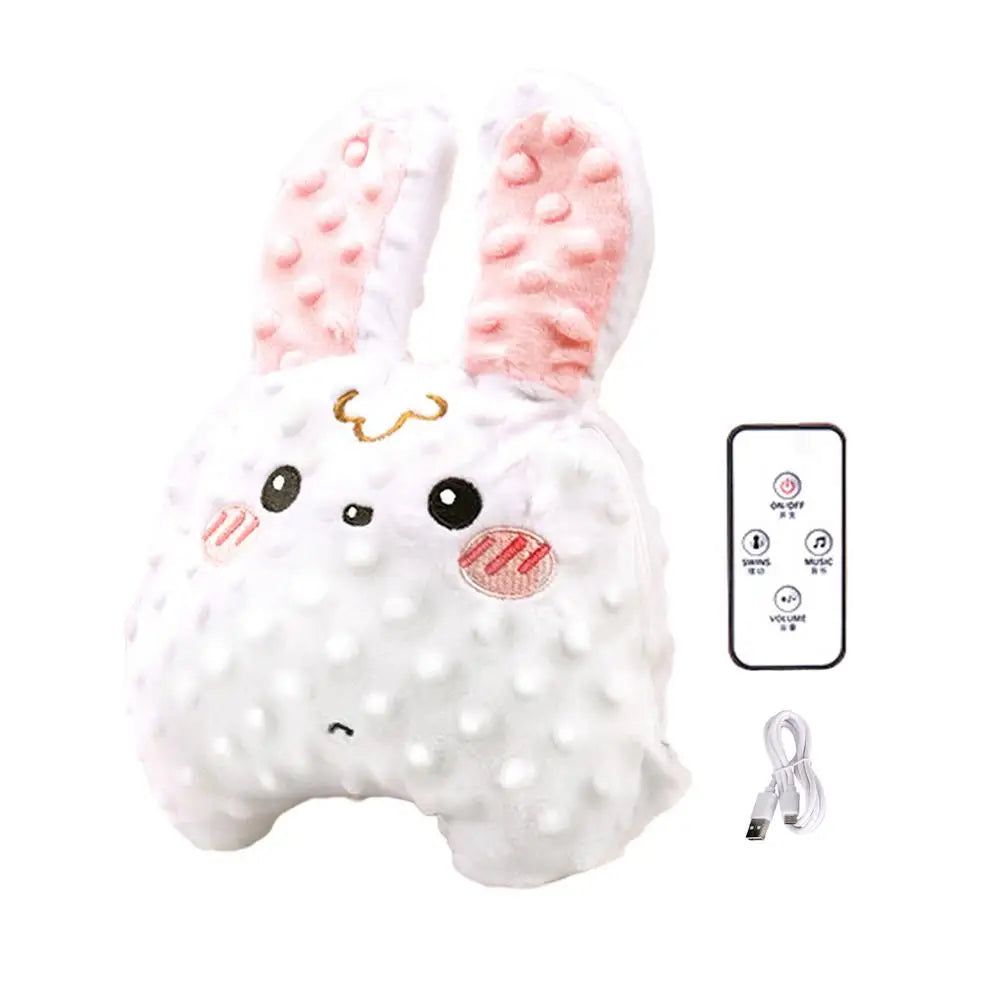 لعبة مهدّئ نوم للأطفال – دمية كهربائية بوسادة تربيت، سرعة قابلة للتعديل وتحكم عن بُعد